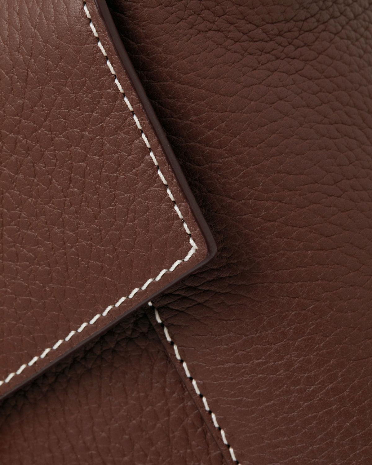 Mosaic Bag - Chocolate with Vanilla Stitch - View 6