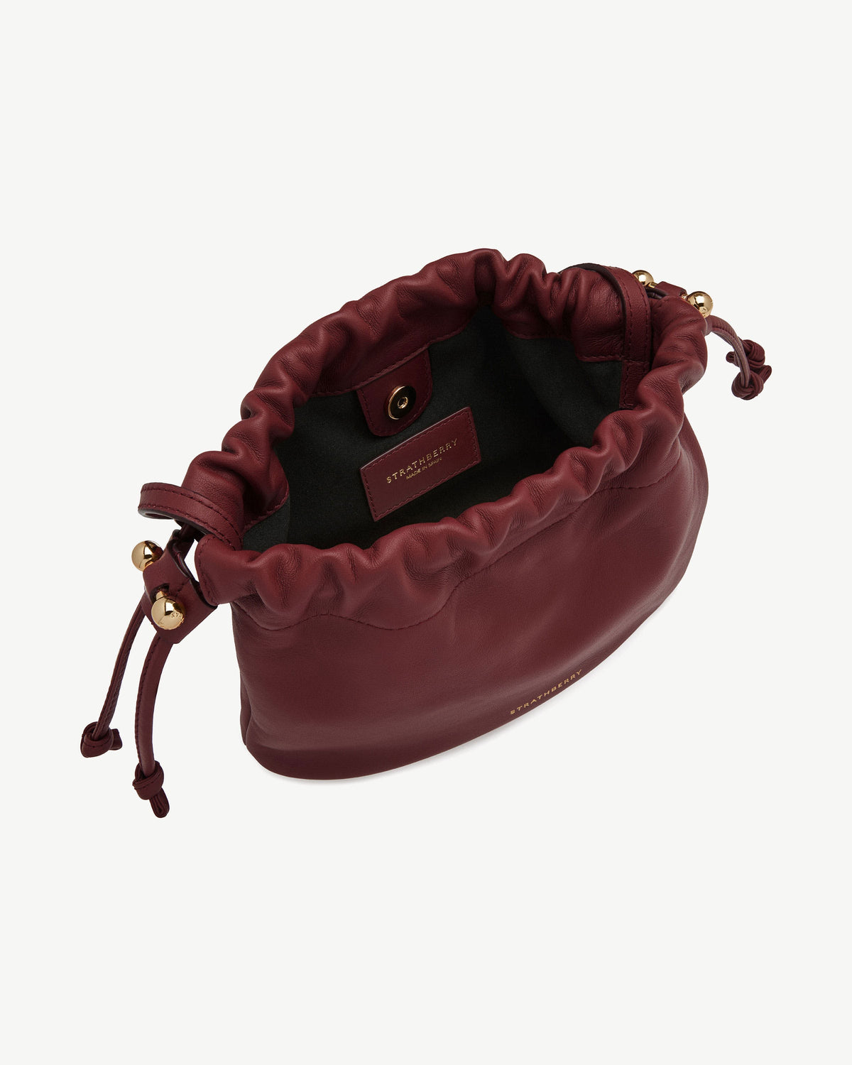 Charlotte Drawstring - Oxblood - View 3