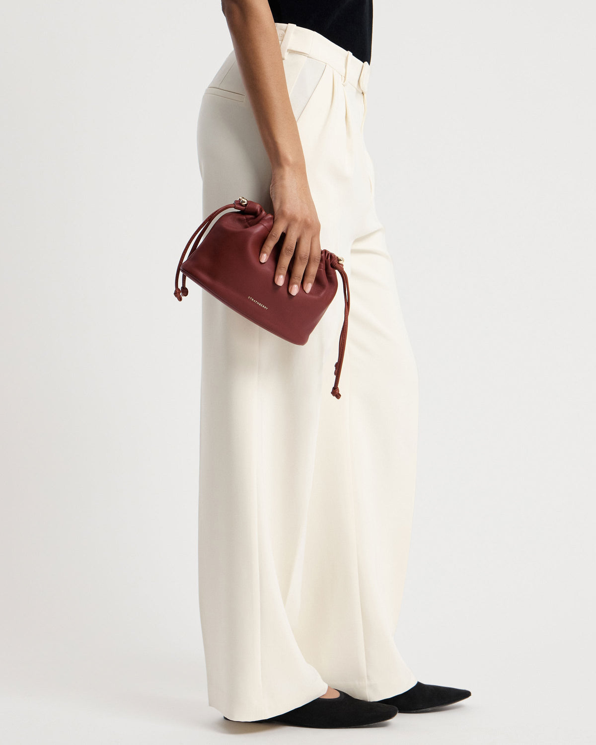Charlotte Drawstring - Oxblood - View 6