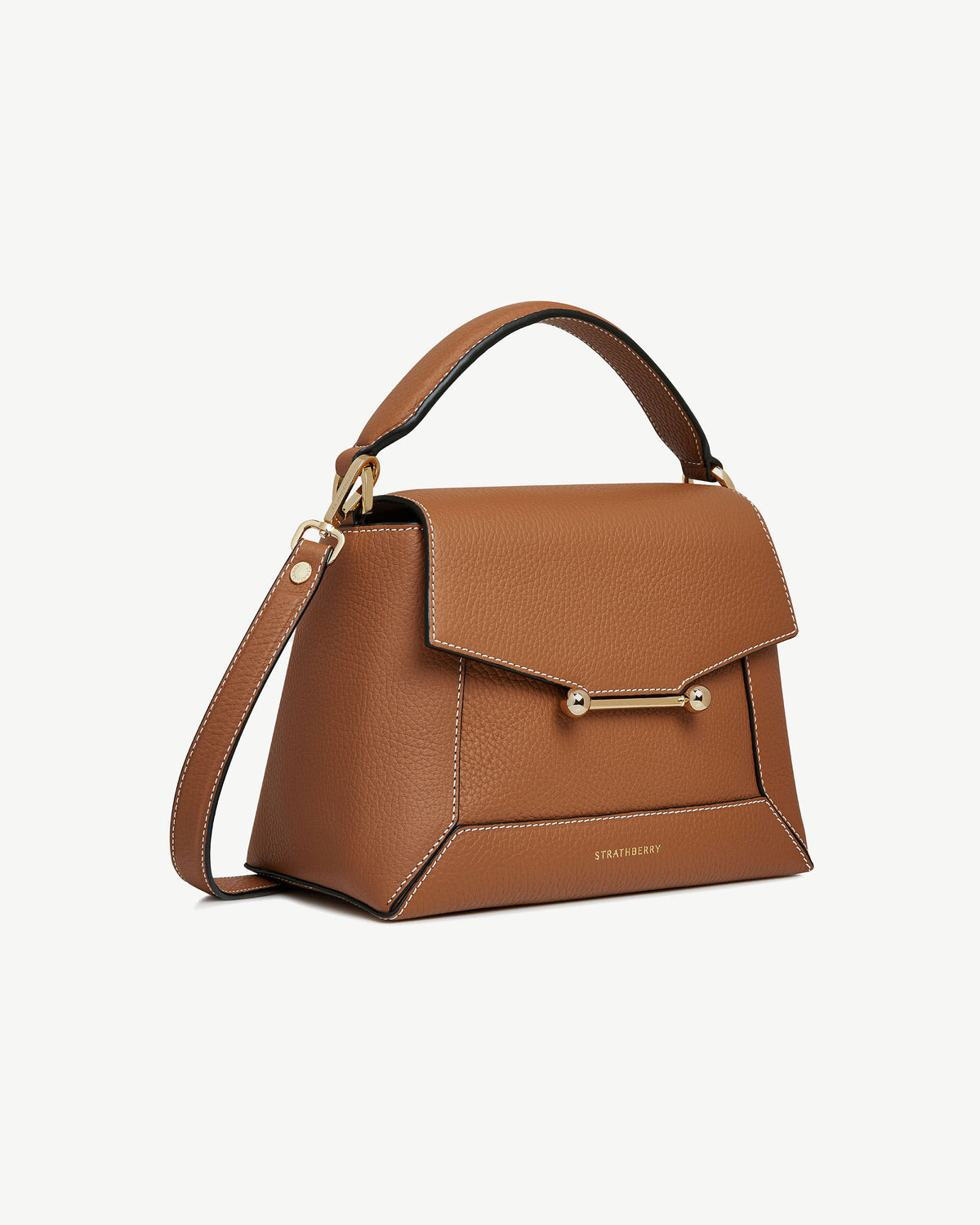 Mosaic Bag - Tan with Vanilla Stitch - View 3