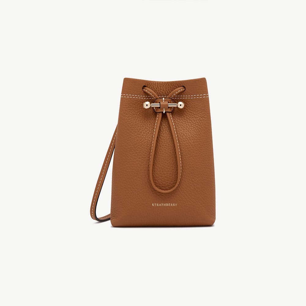 Osette Midi Pouch - Tan - View 1