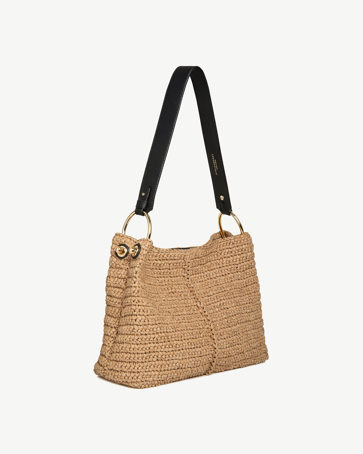 Lana Hobo - Raffia/Black - View 3