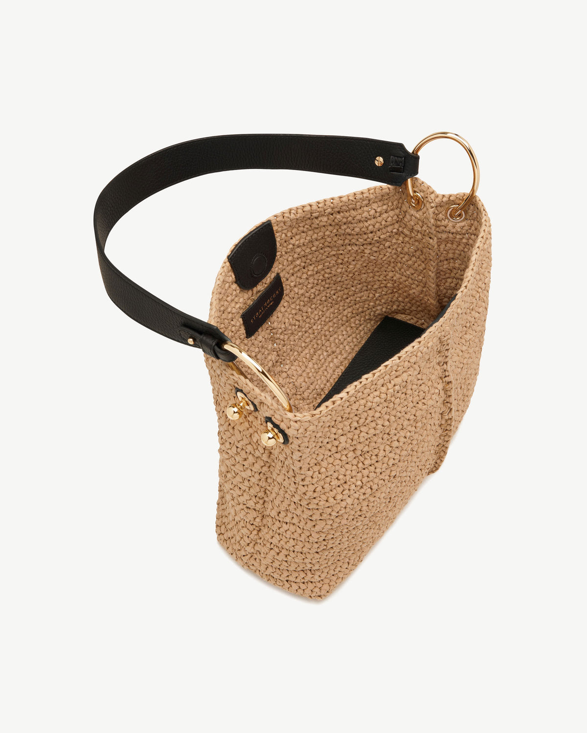 Lana Hobo - Raffia/Black - View 5