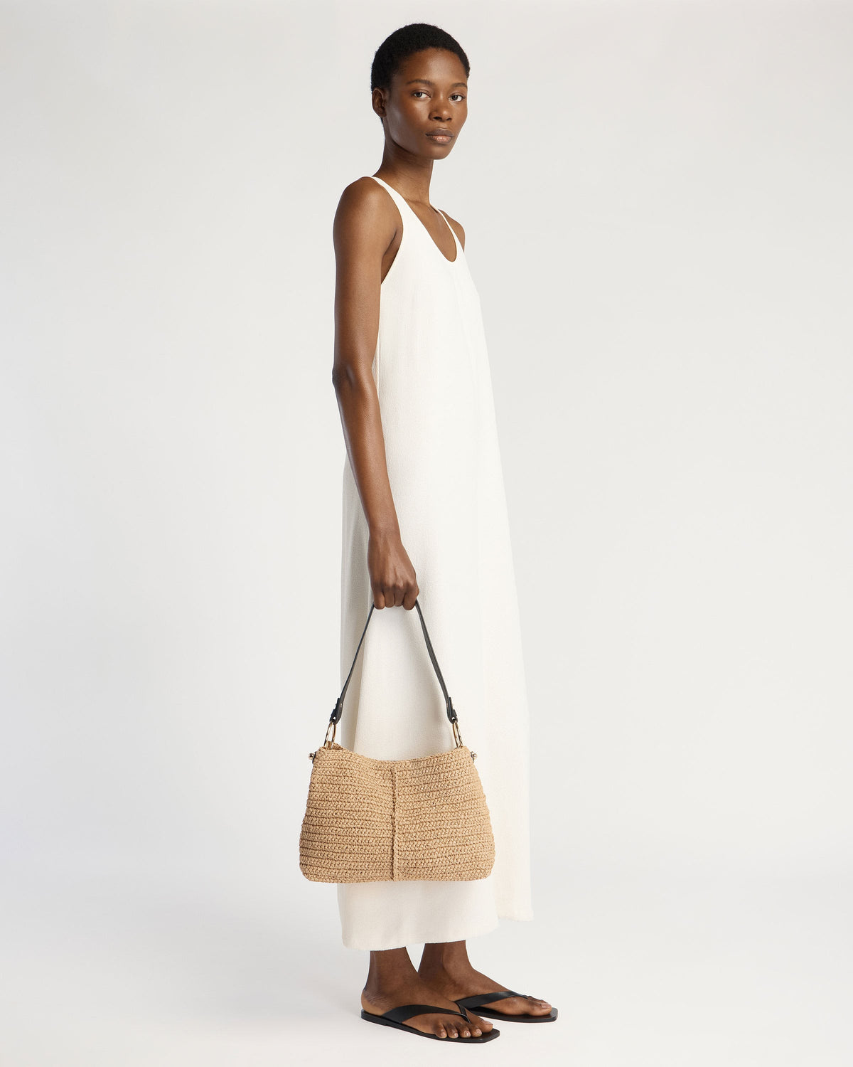 Lana Hobo - Raffia/Black - View 7