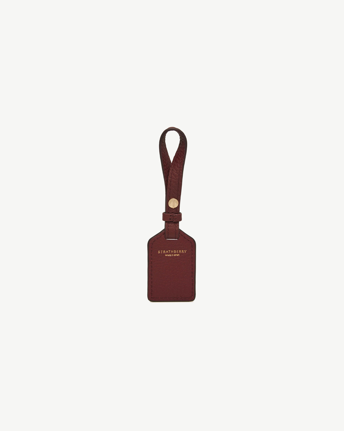 Leather Tag - Oxblood - View 2