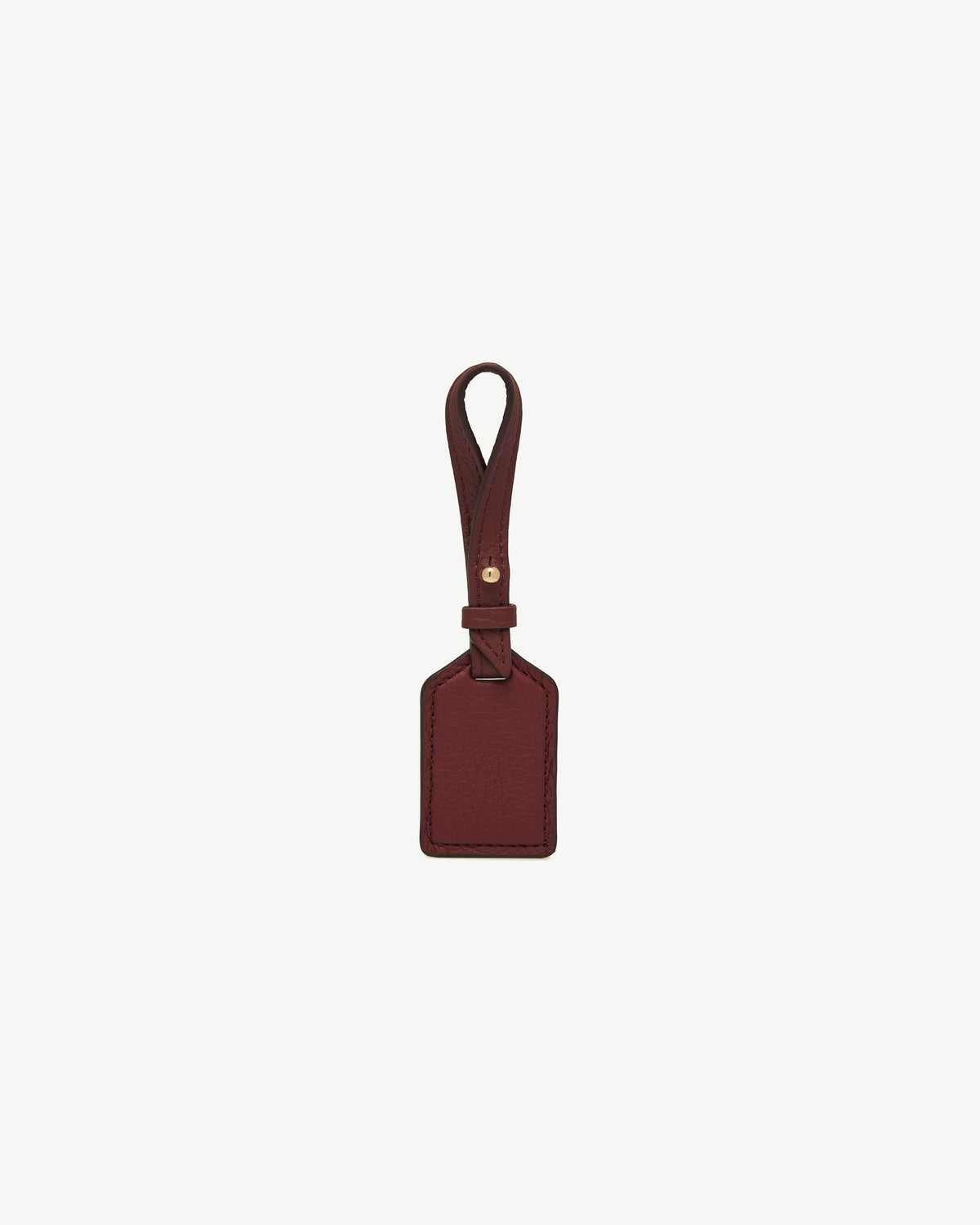 Leather Tag - Oxblood - View 4