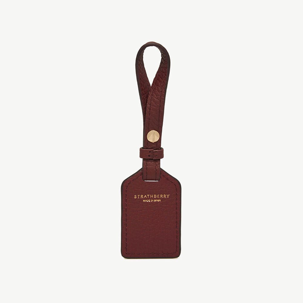 Leather Tag - Oxblood - View 1