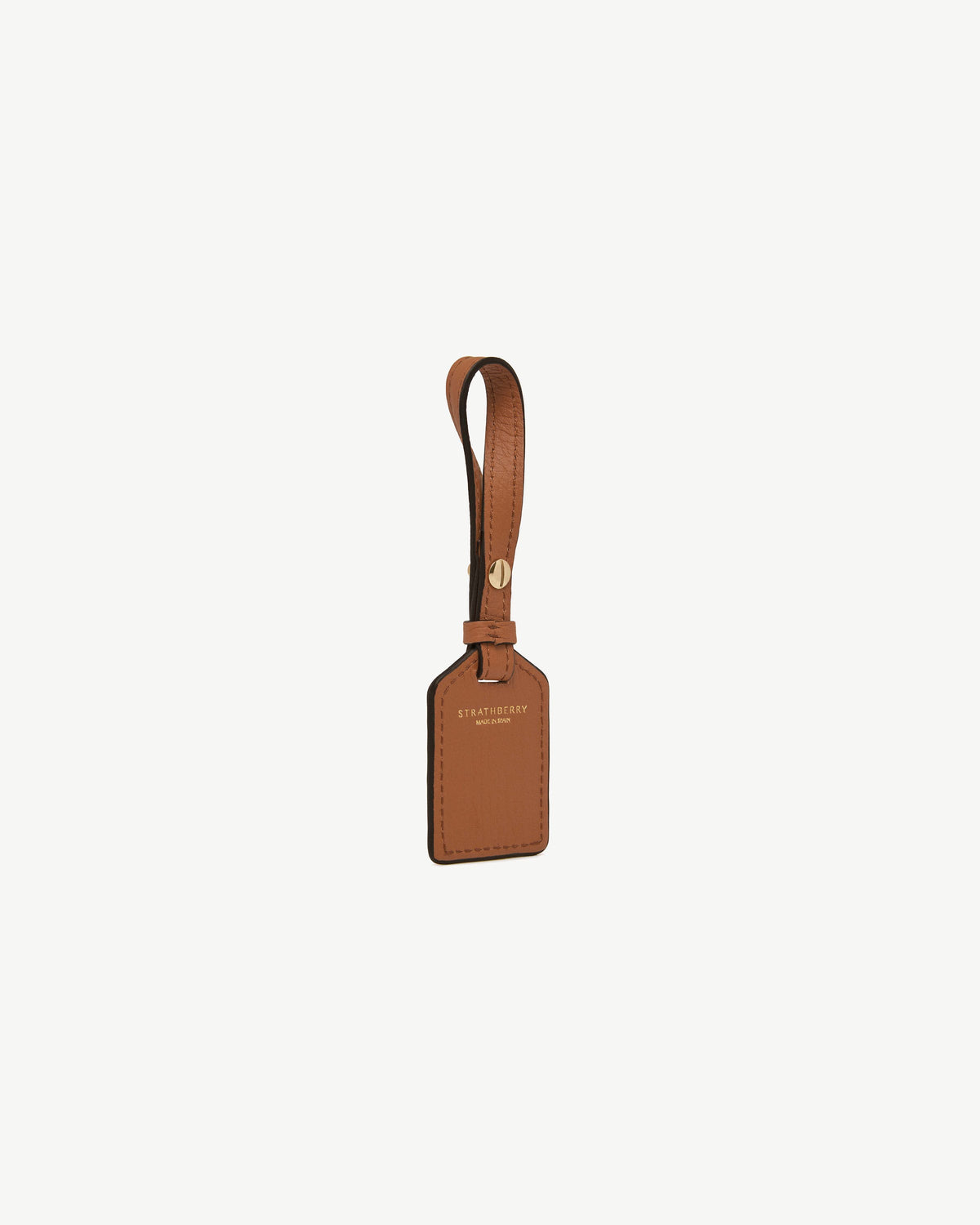 Leather Tag - Tan - View 3