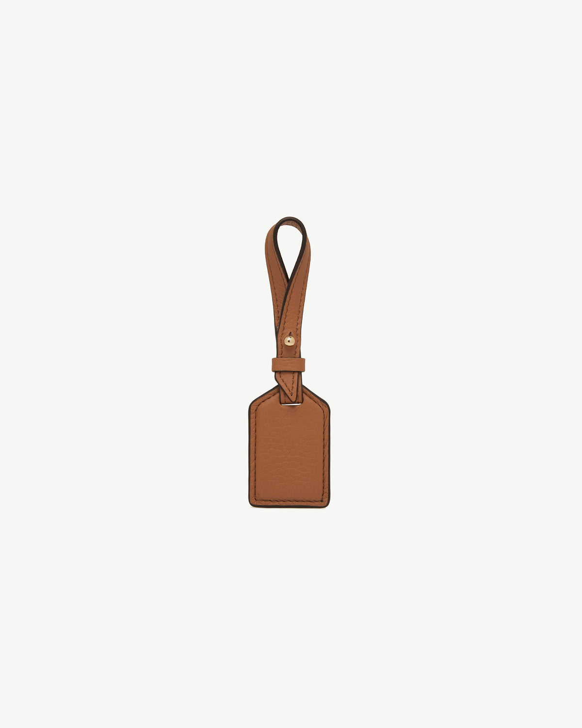 Leather Tag - Tan - View 4