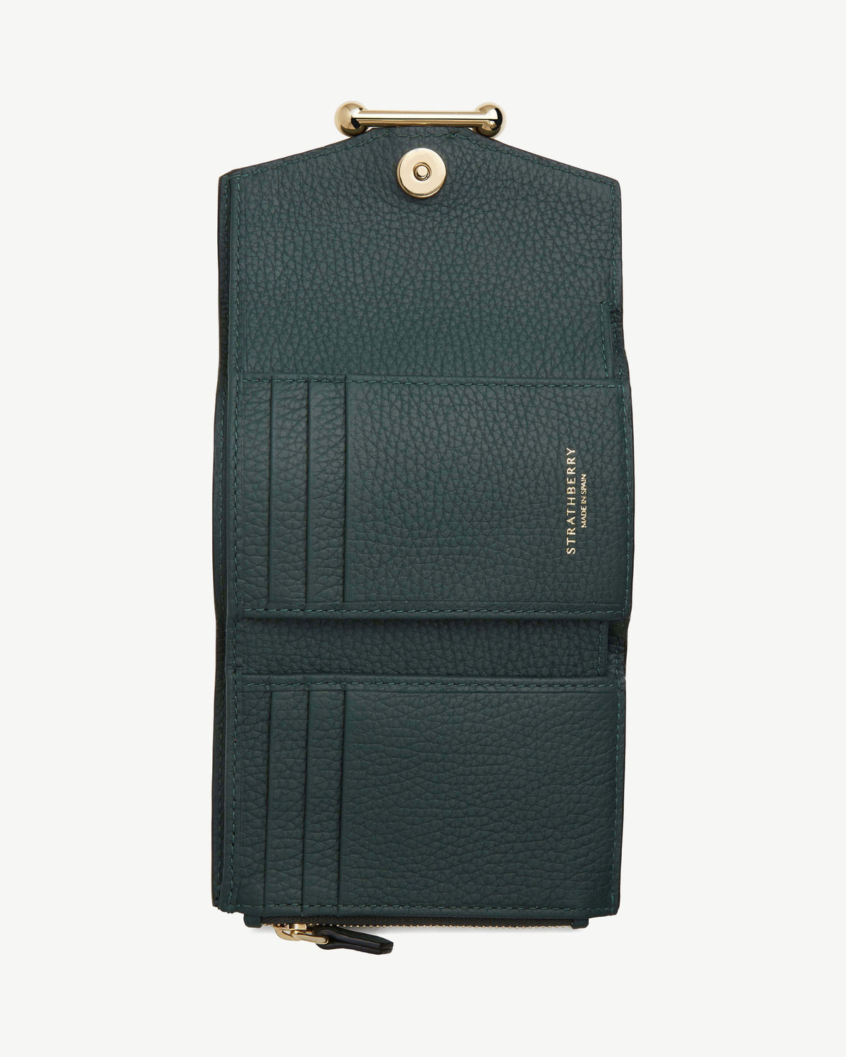 Mosaic Trifold Wallet - Bottle Green - View 6