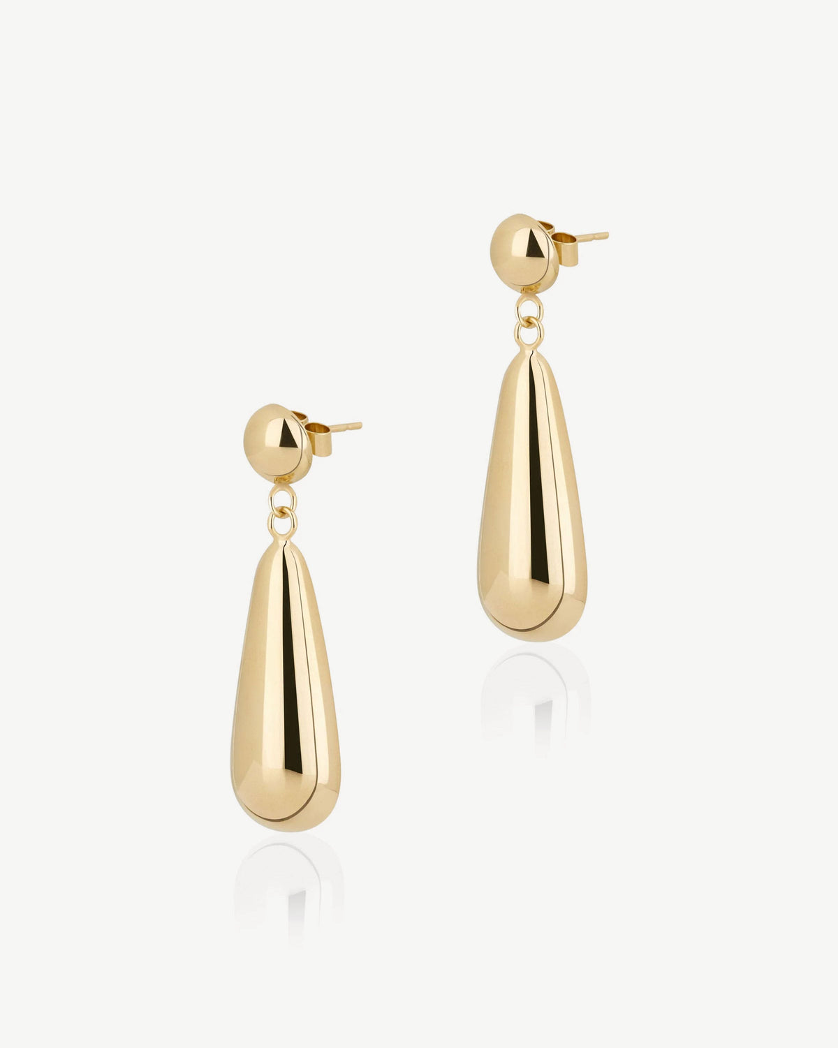 Jasmine Earrings - 24 Carat Gold Gilded - View 4