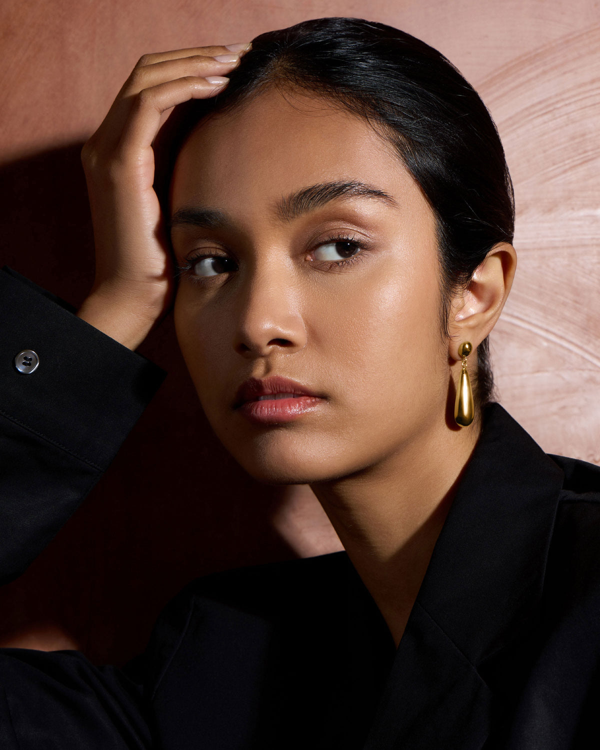 Jasmine Earrings - 24 Carat Gold Gilded - View 6