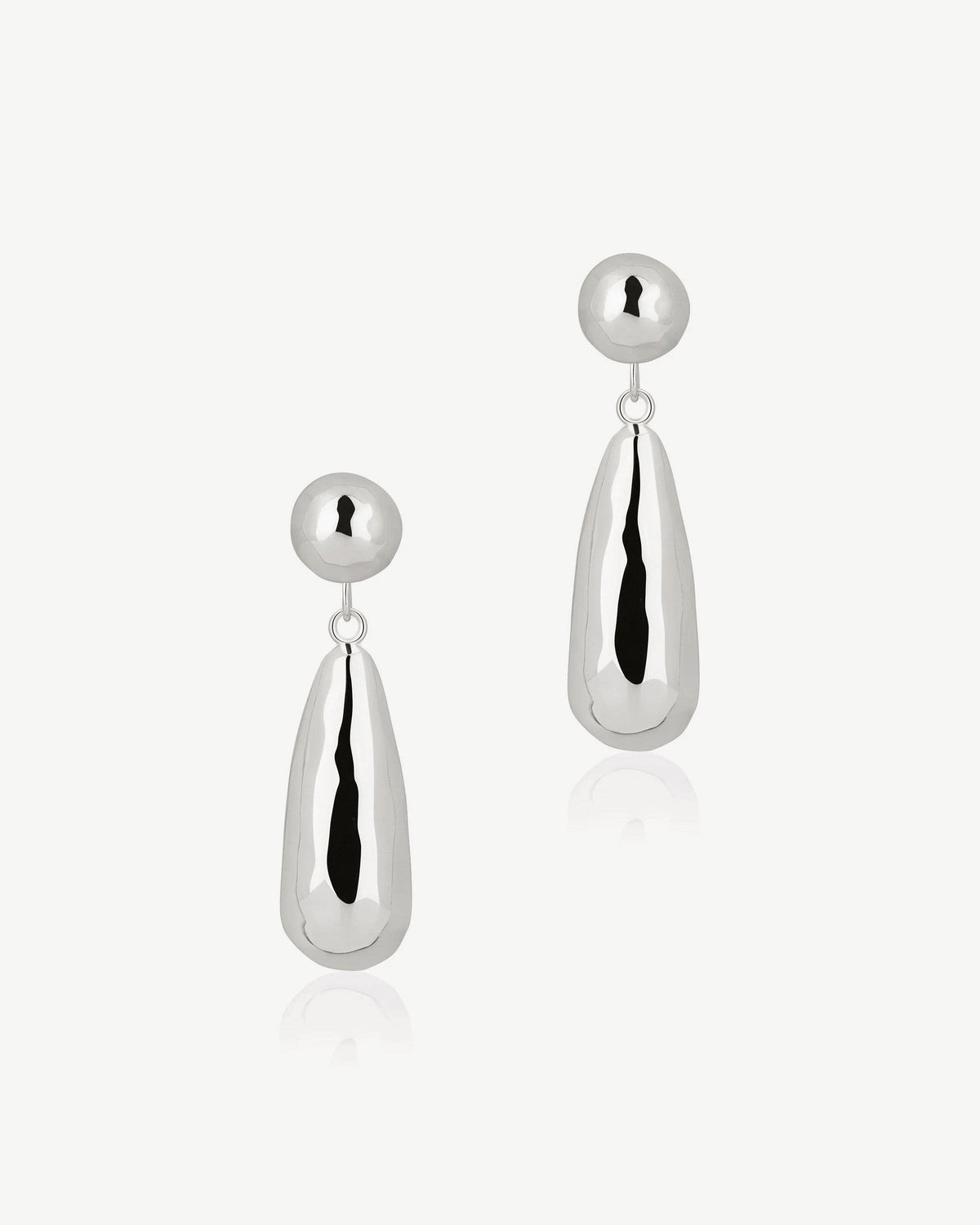 Jasmine Earrings - Sterling Silver - View 2