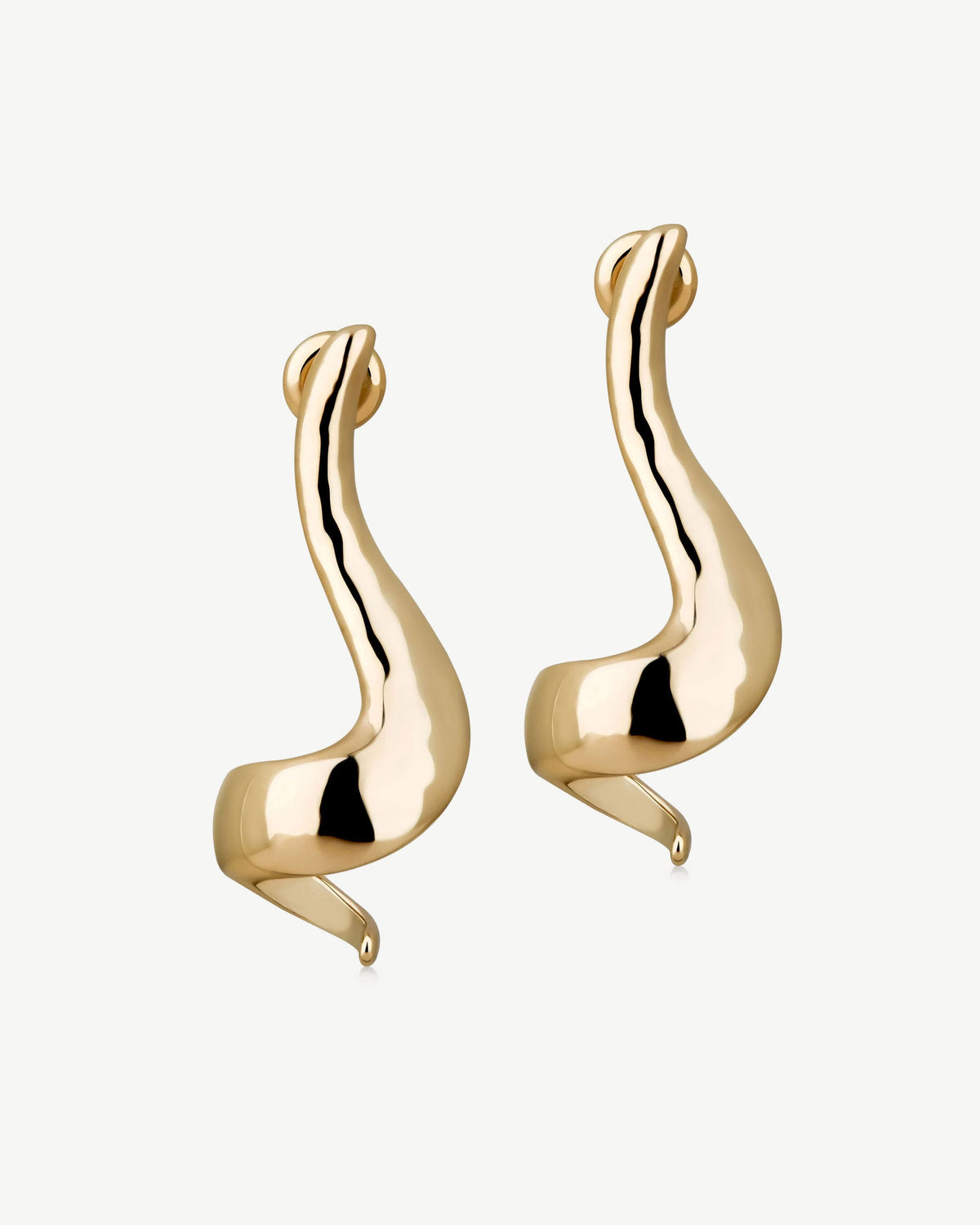 St James Earrings - 22 Carat Gold Gilded - View 2