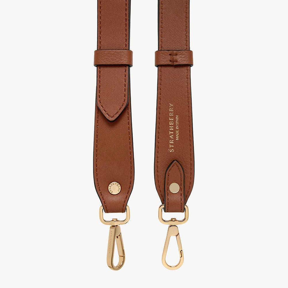 Adjustable Leather Strap - Chestnut - View 1