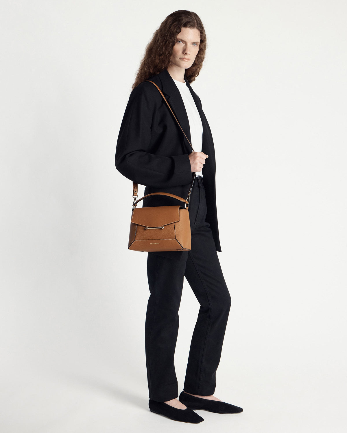 Mosaic Bag - Tan with Vanilla Stitch - View 7