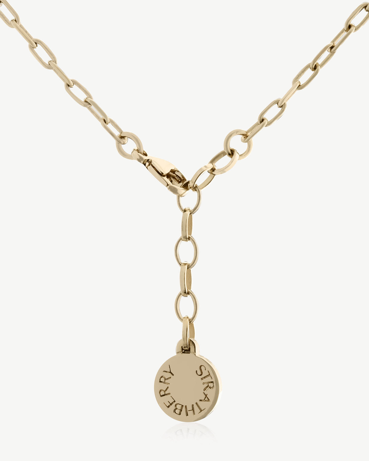 Music Bar Hoop Pendant - 22 Carat Gold Gilded - View 4