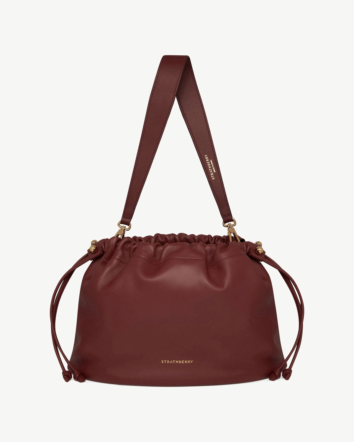 Charlotte Midi Drawstring - Oxblood - View 2