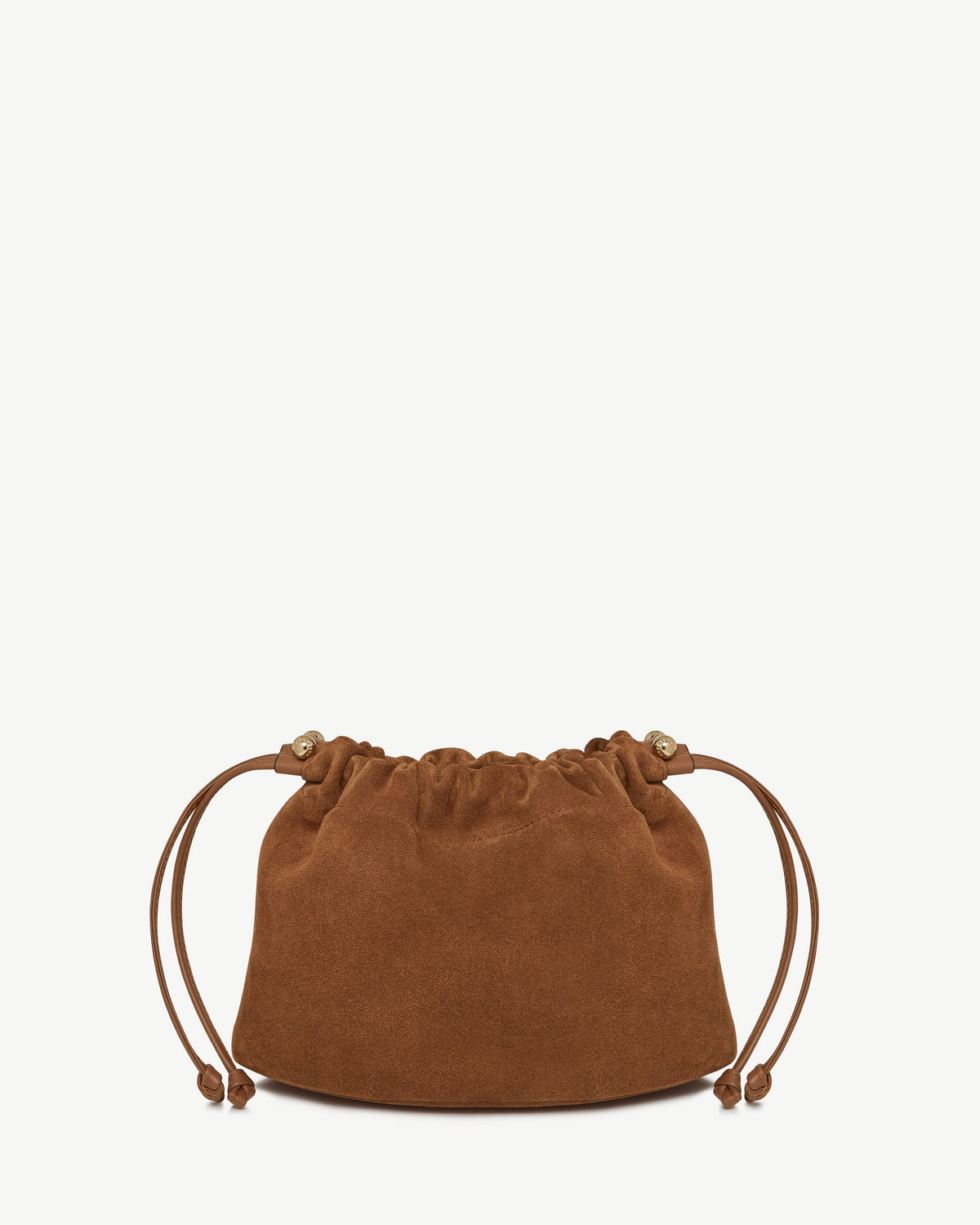 Charlotte Drawstring - Tan Suede - View 2