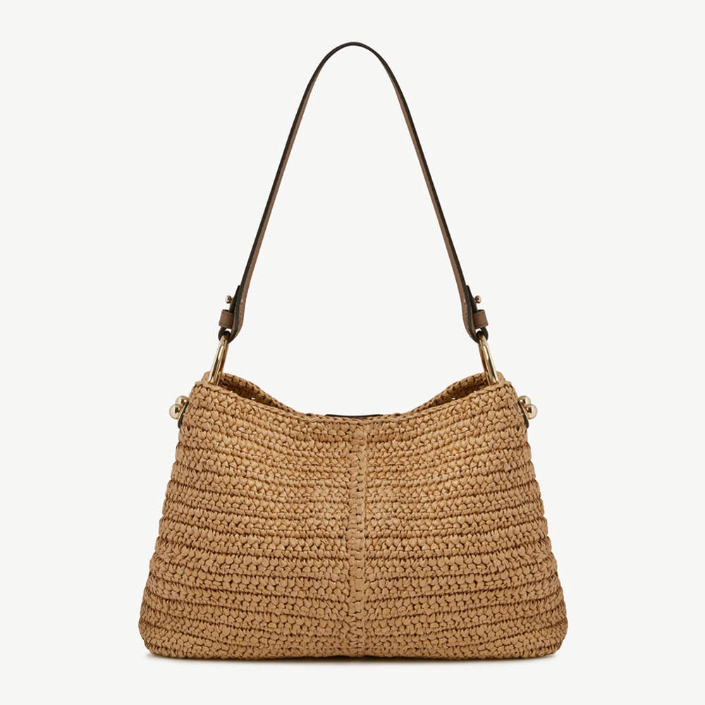 Lana Hobo - Raffia/Clay - View 1