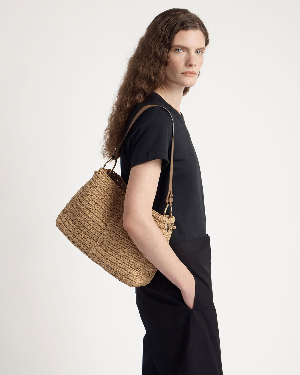 Lana Hobo - Raffia/Clay - View 8