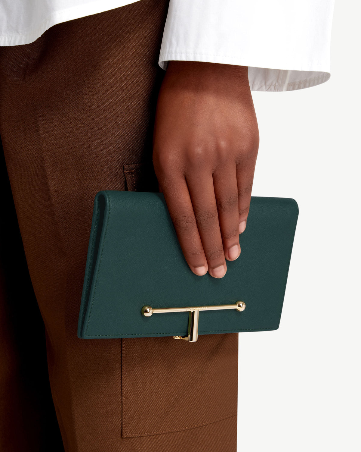 Large Melville Street Wallet - Bottle Green - View 8