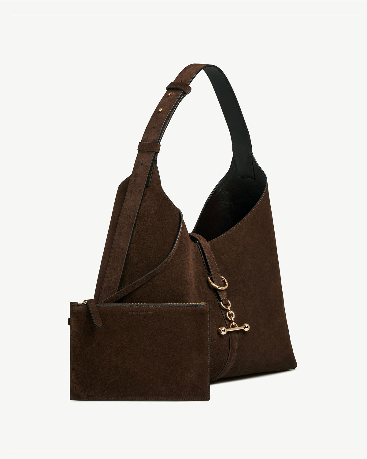 Kite Hobo Maxi - Chocolate Suede - View 8