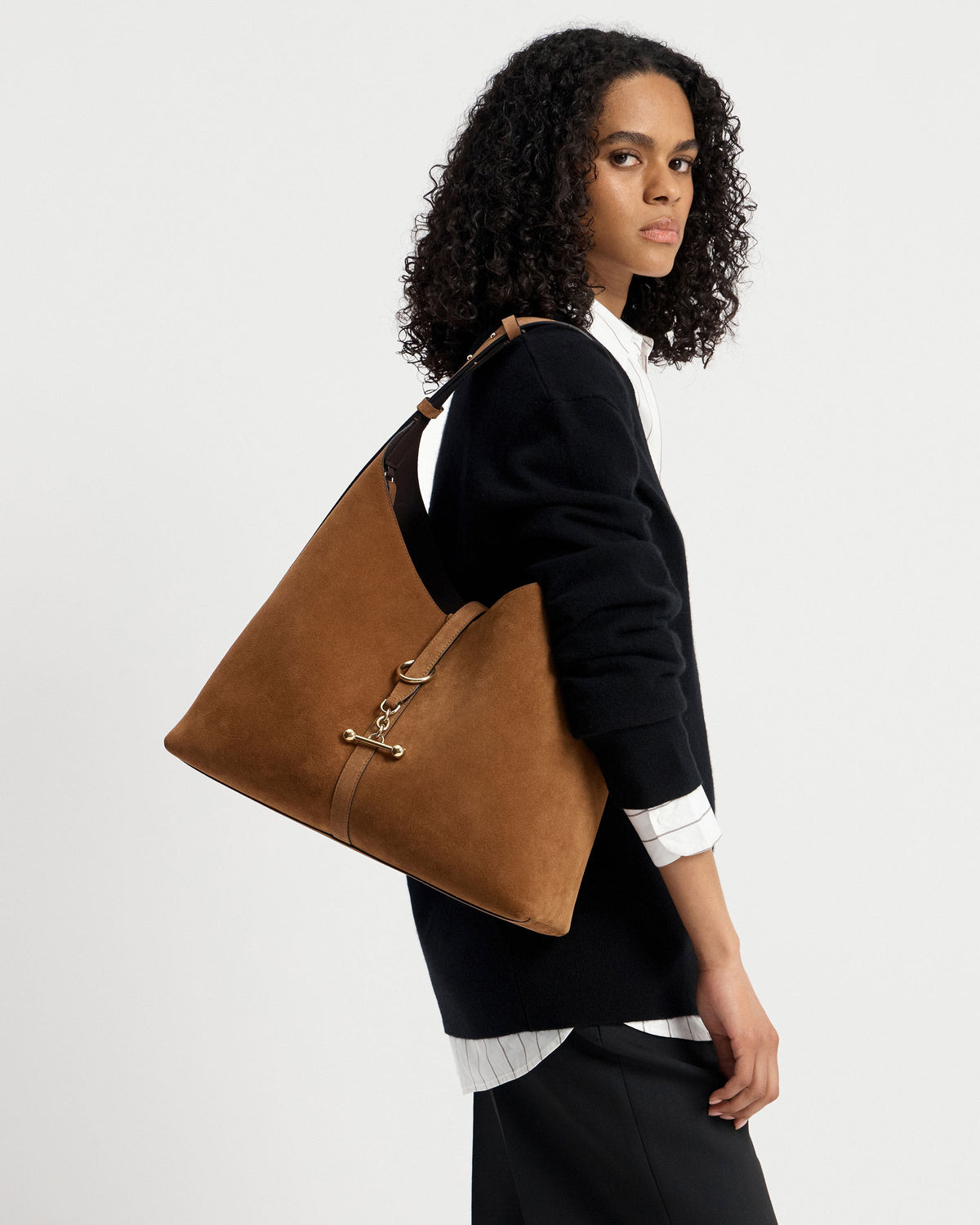 Kite Hobo Maxi - Tan Suede - View 9