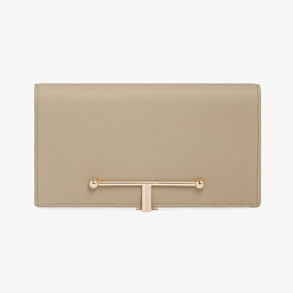 Large Melville Street Wallet - Sand - View 1