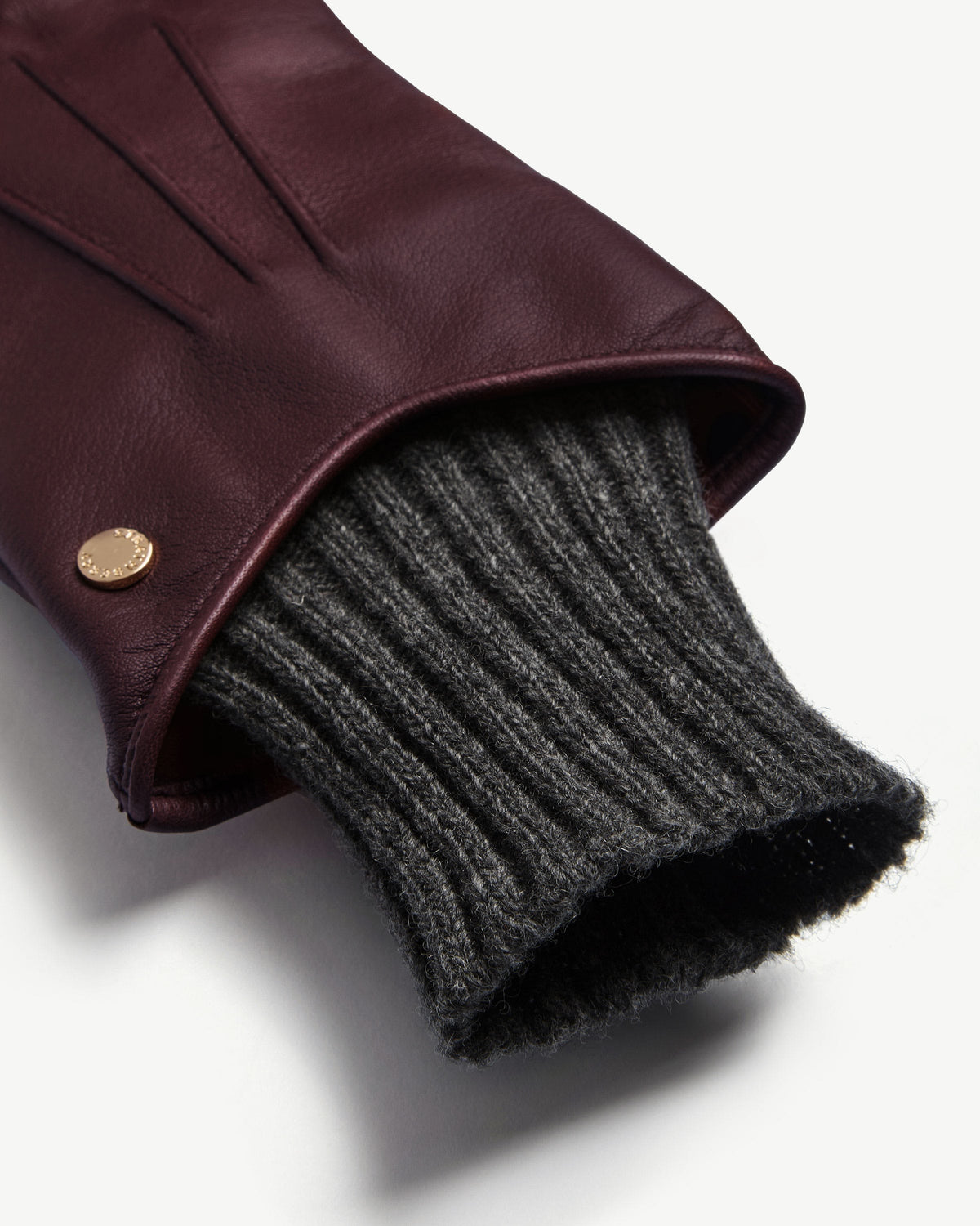 Grange Gloves - Burgundy - View 2