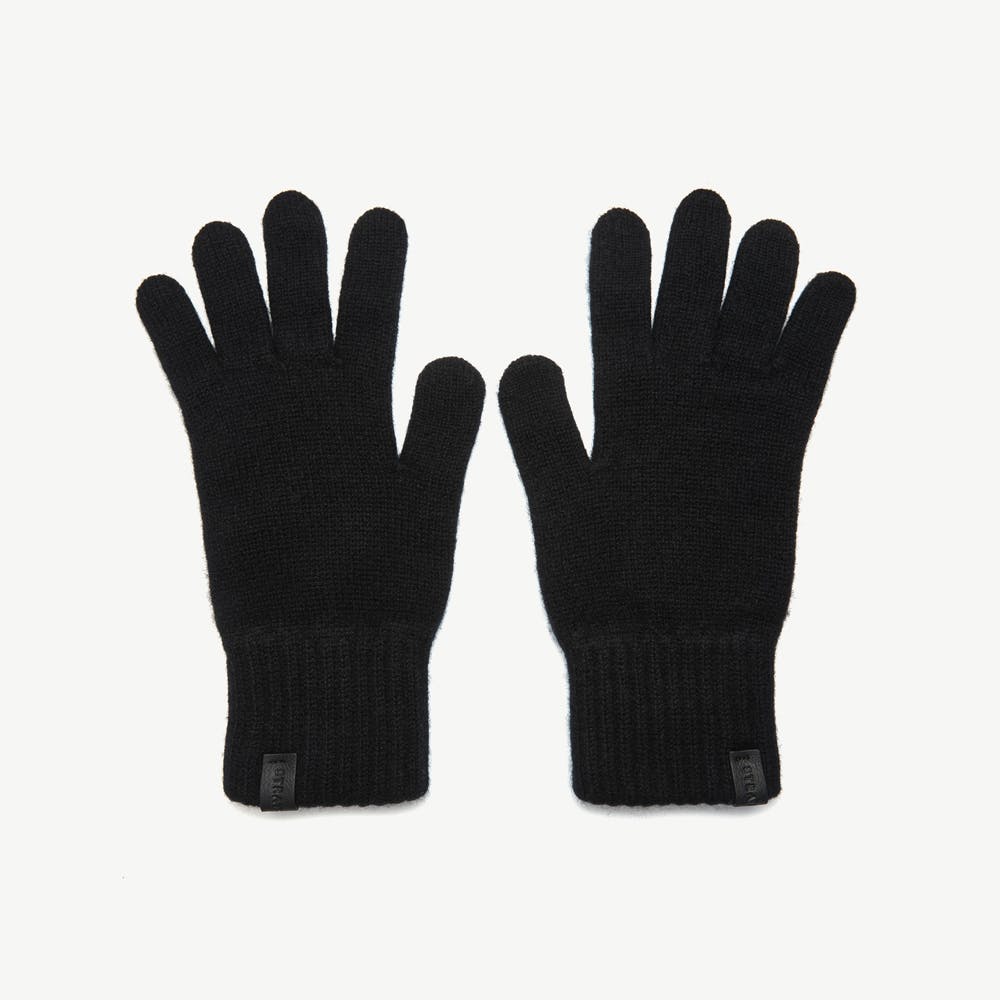 Westray Cashmere Gloves - Black - View 1