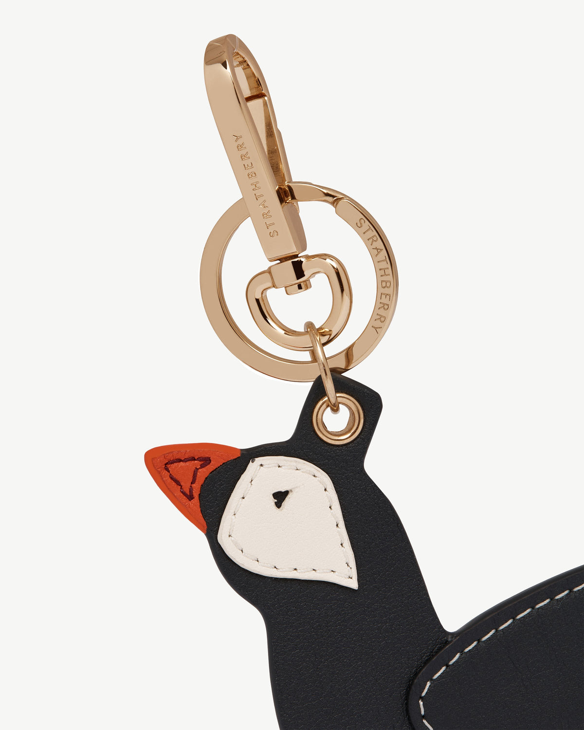 Bag Charm - Puffin Black/Vanilla/Marmalade - View 2