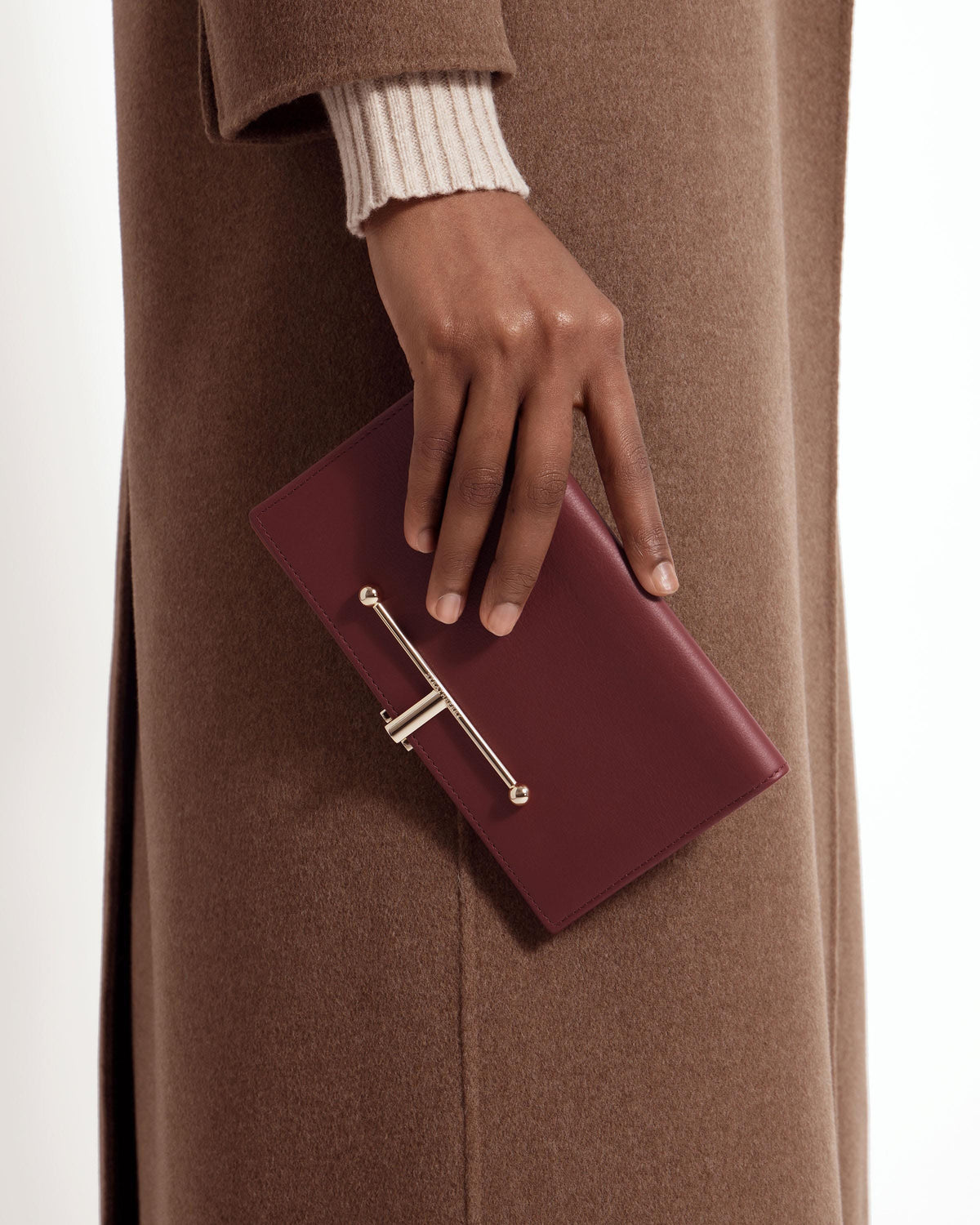 Large Melville Street Wallet - Oxblood/Espresso - View 8