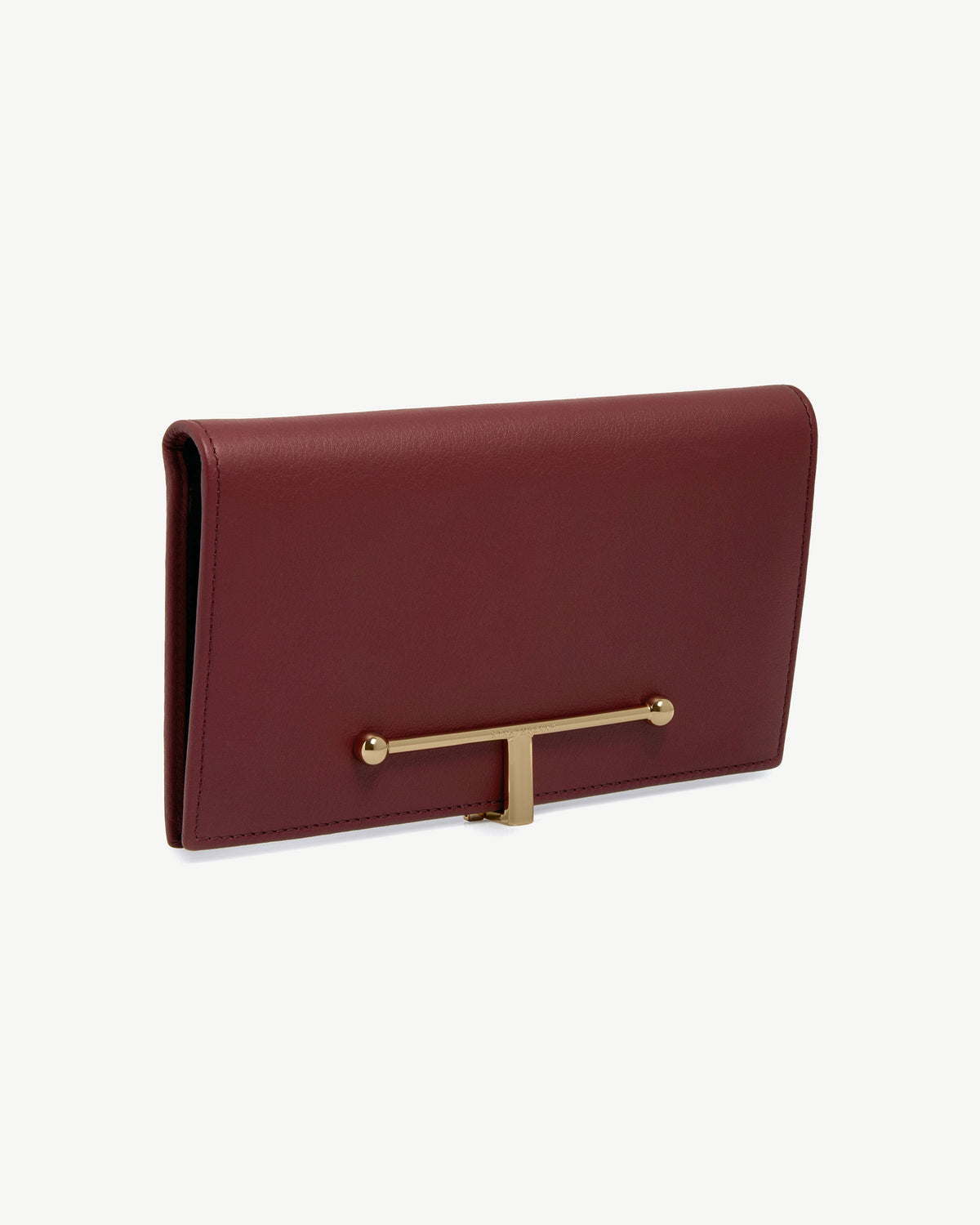 Large Melville Street Wallet - Oxblood/Espresso - View 3