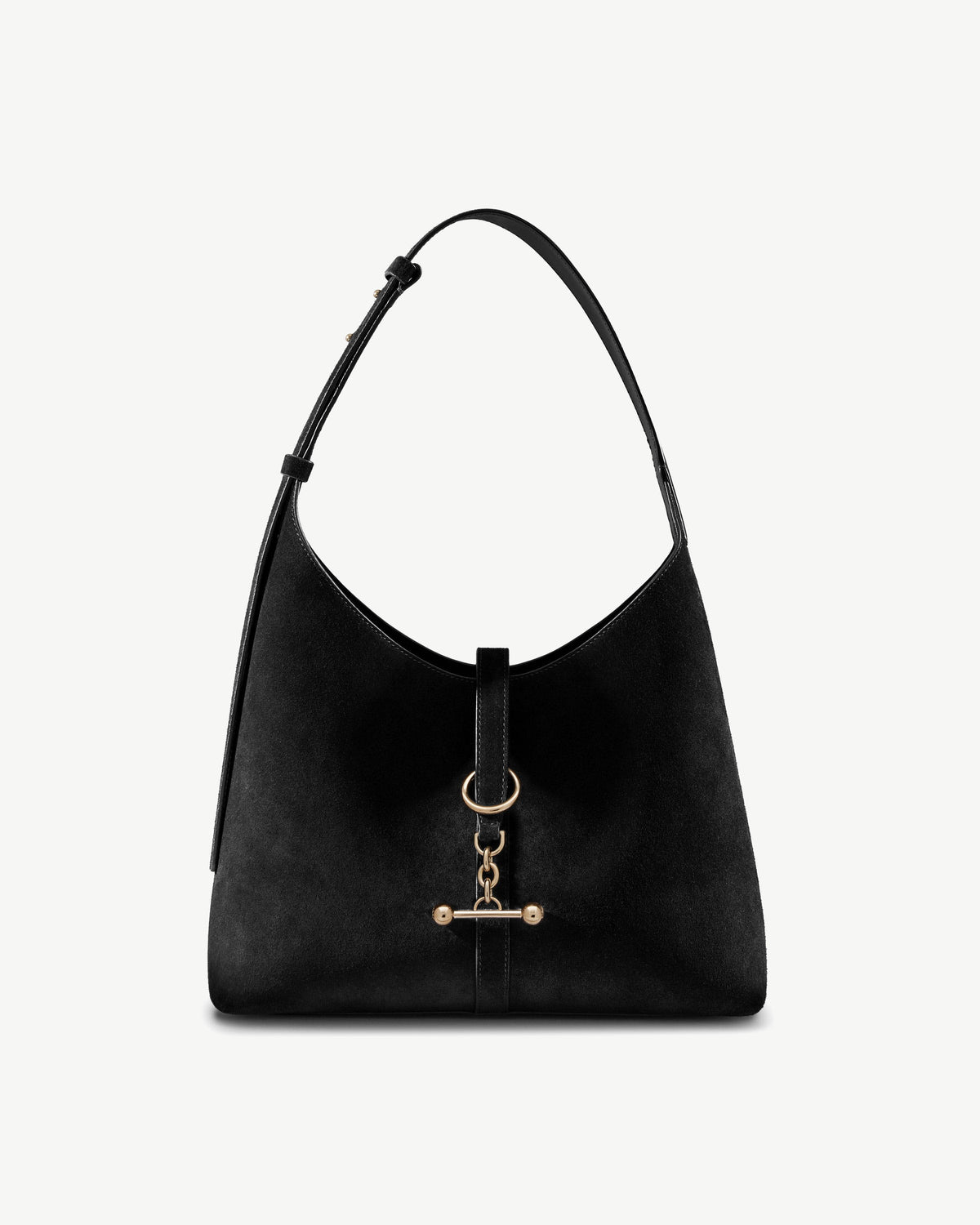 Kite Hobo - Black Suede - View 2