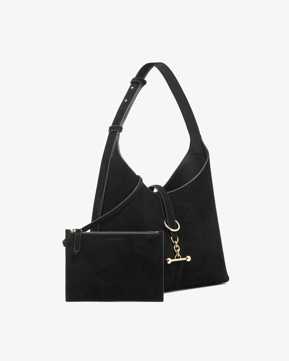 Kite Hobo - Black Suede - View 7