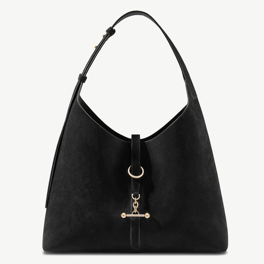 Kite Hobo Maxi - Black Suede - View 1