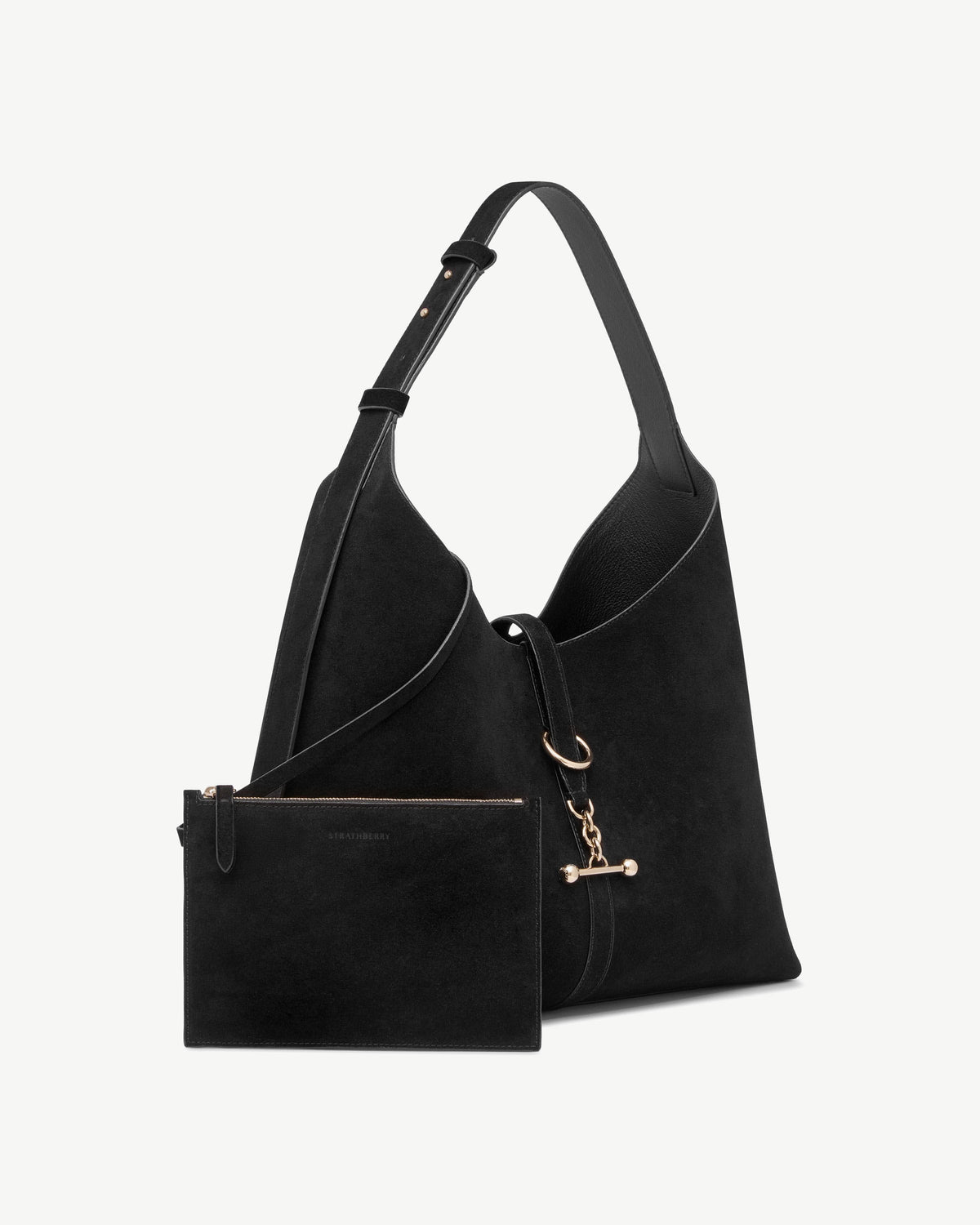 Kite Hobo Maxi - Black Suede - View 8