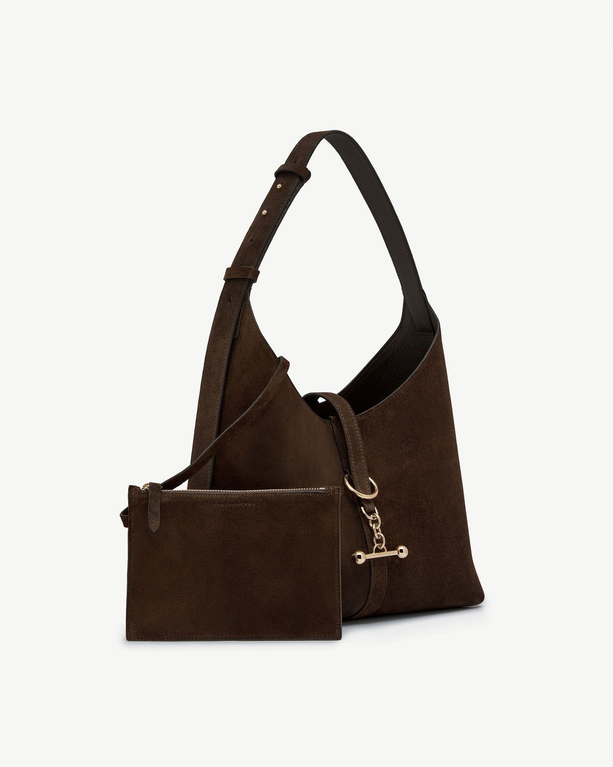 Kite Hobo - Chocolate Suede - View 7