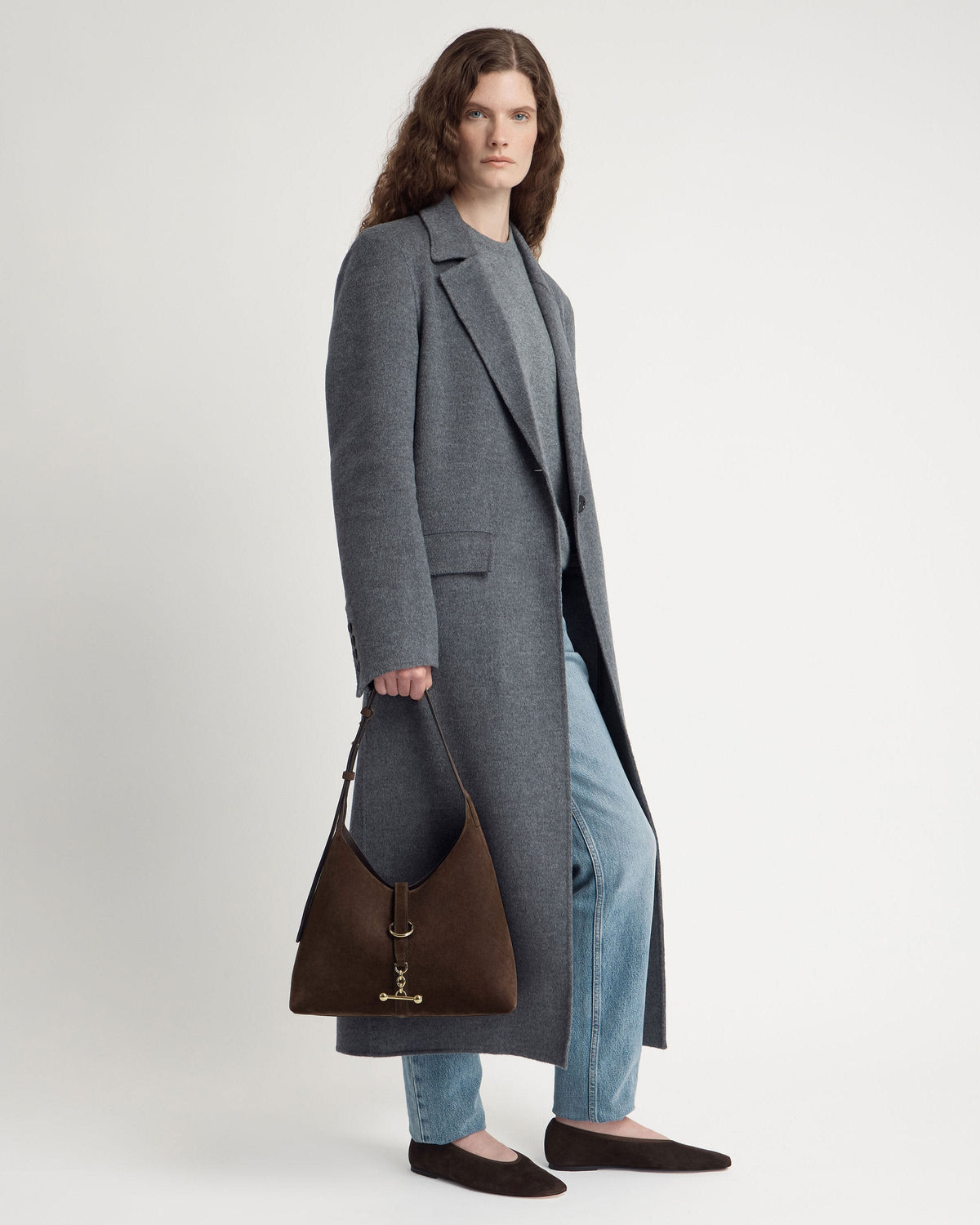 Kite Hobo - Chocolate Suede - View 8
