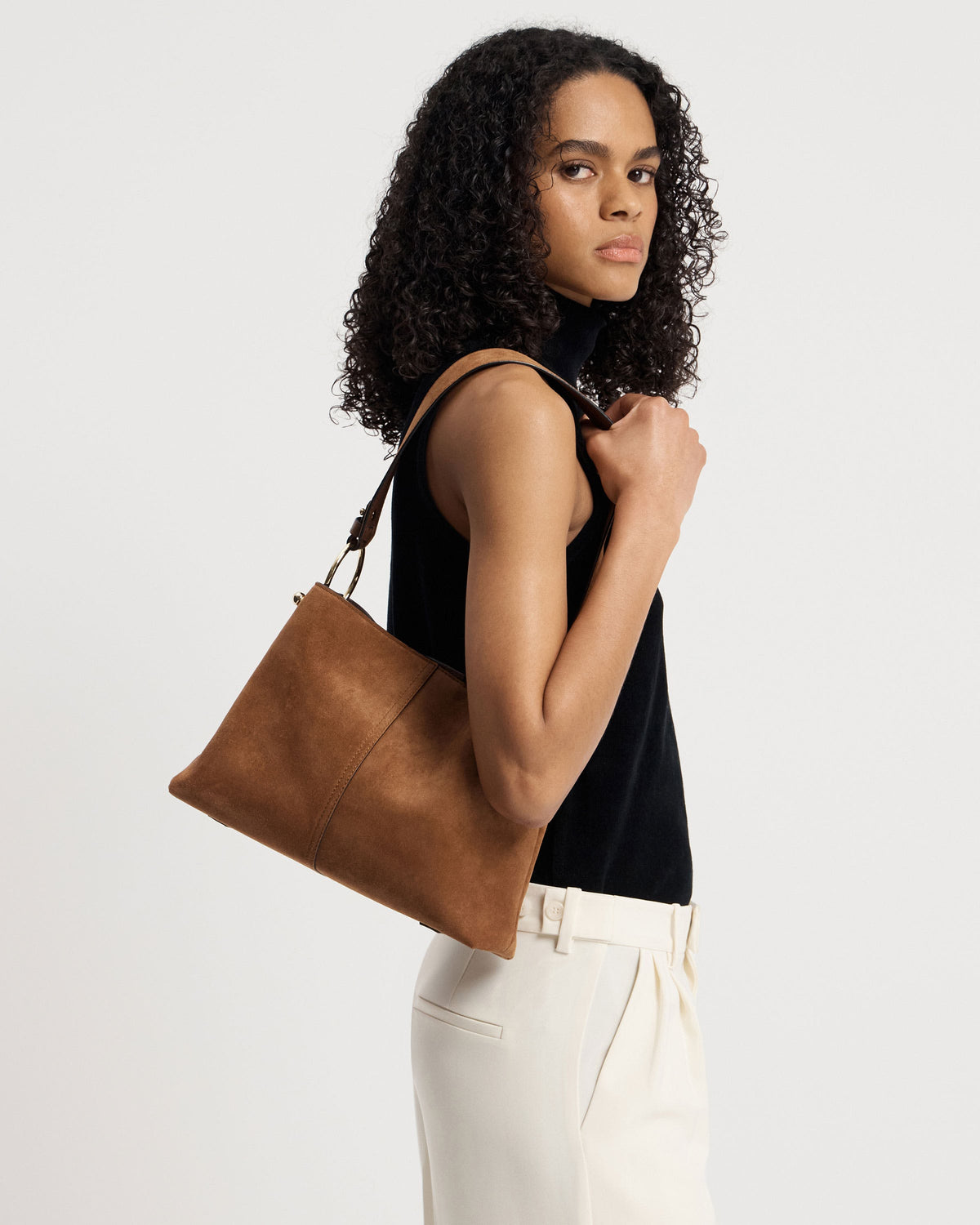 Lana Hobo - Tan Suede - View 9