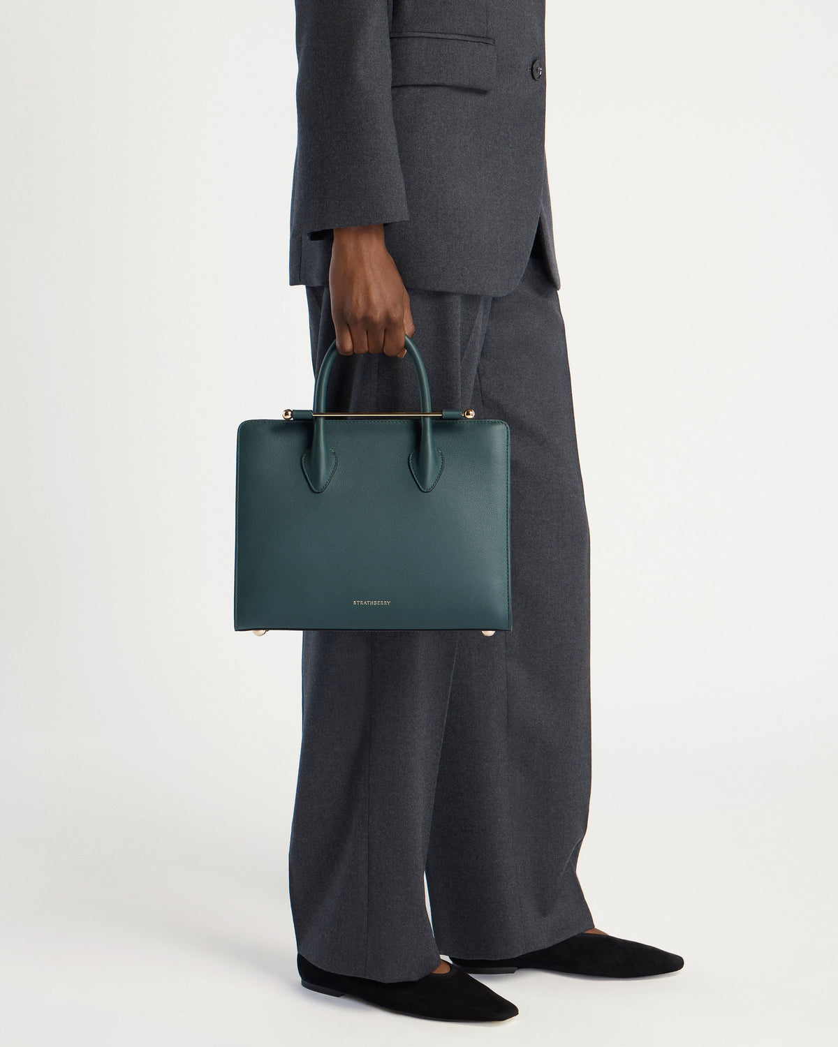 Midi Tote - Bottle Green - View 11