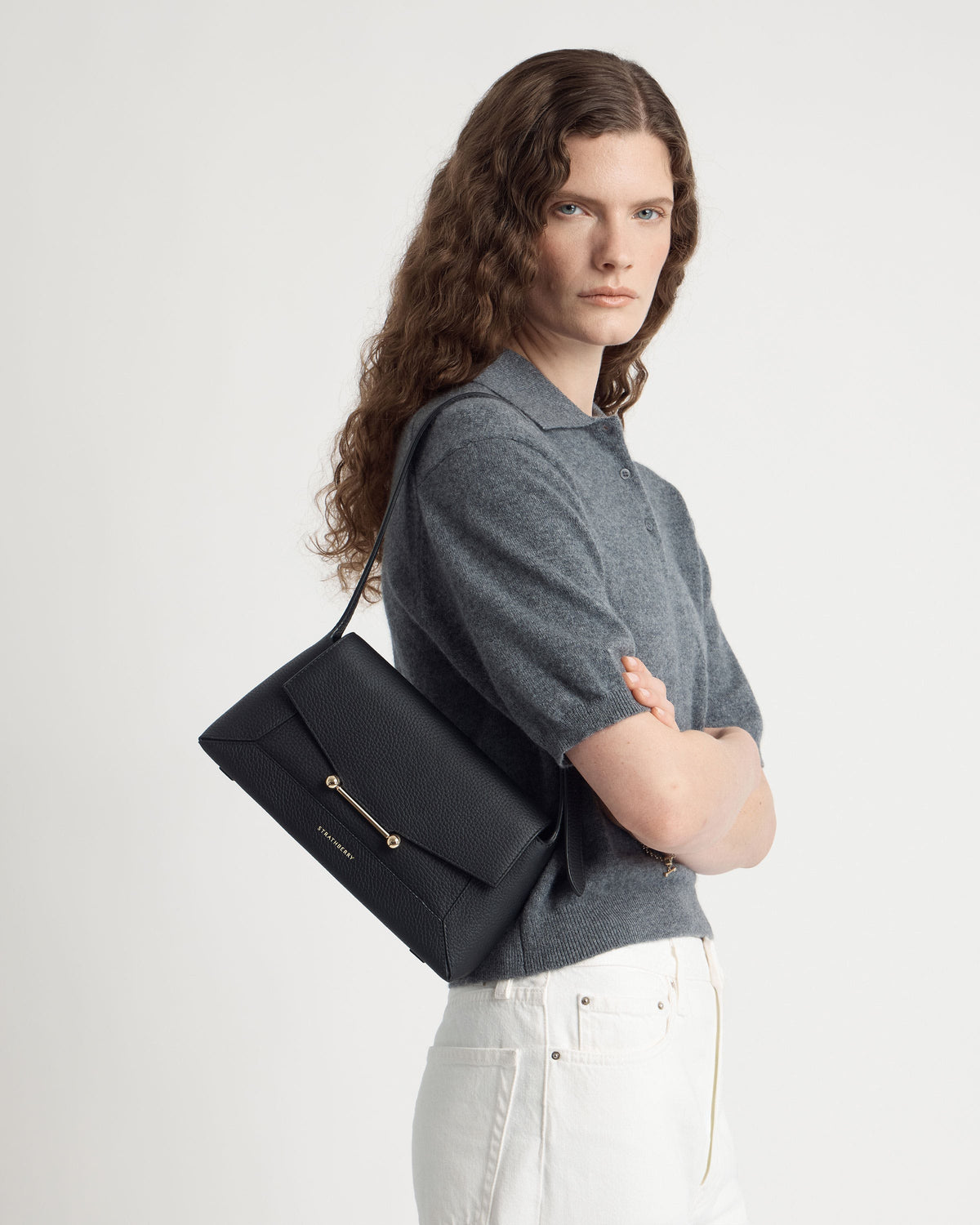 Mosaic Shoulder - Black - View 9