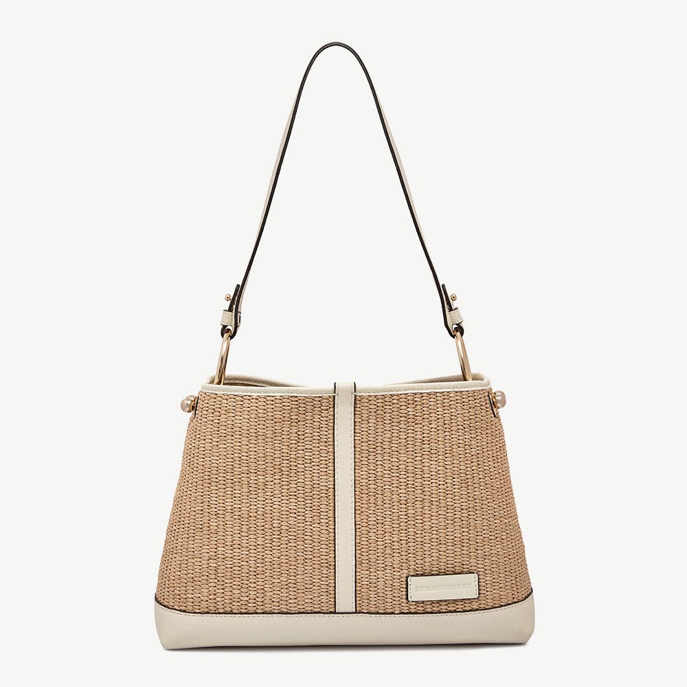 Lana Hobo - Vanilla/Natural Raffia - View 1