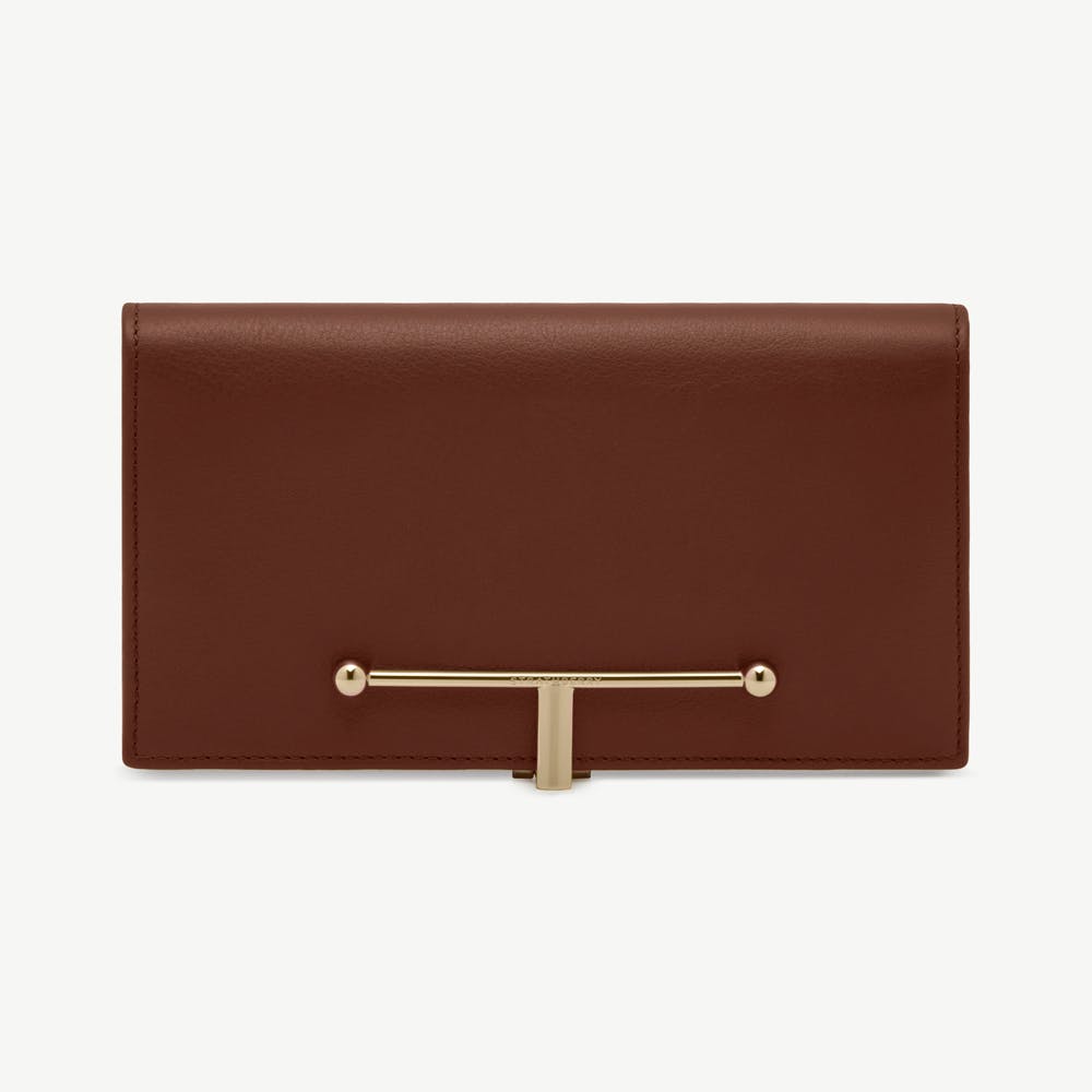 Large Melville Street Wallet - Walnut - View 1