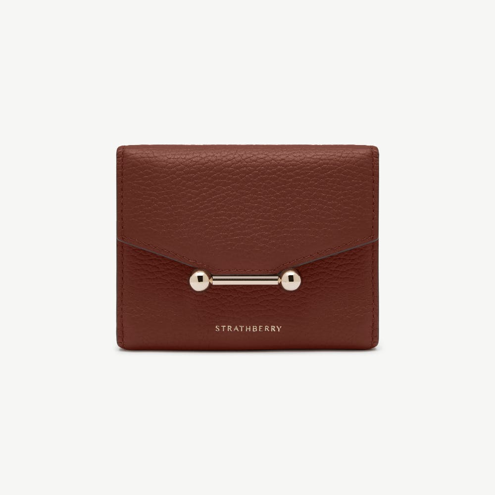Mosaic Trifold Wallet - Walnut - View 1