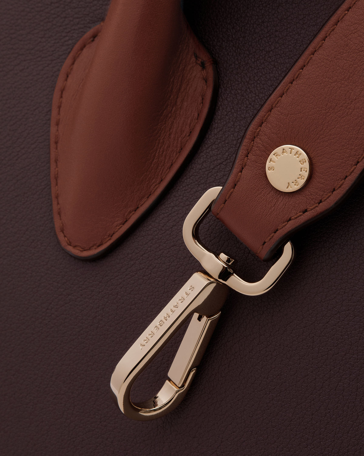 Midi Tote - Burgundy/Walnut/Chestnut - View 7