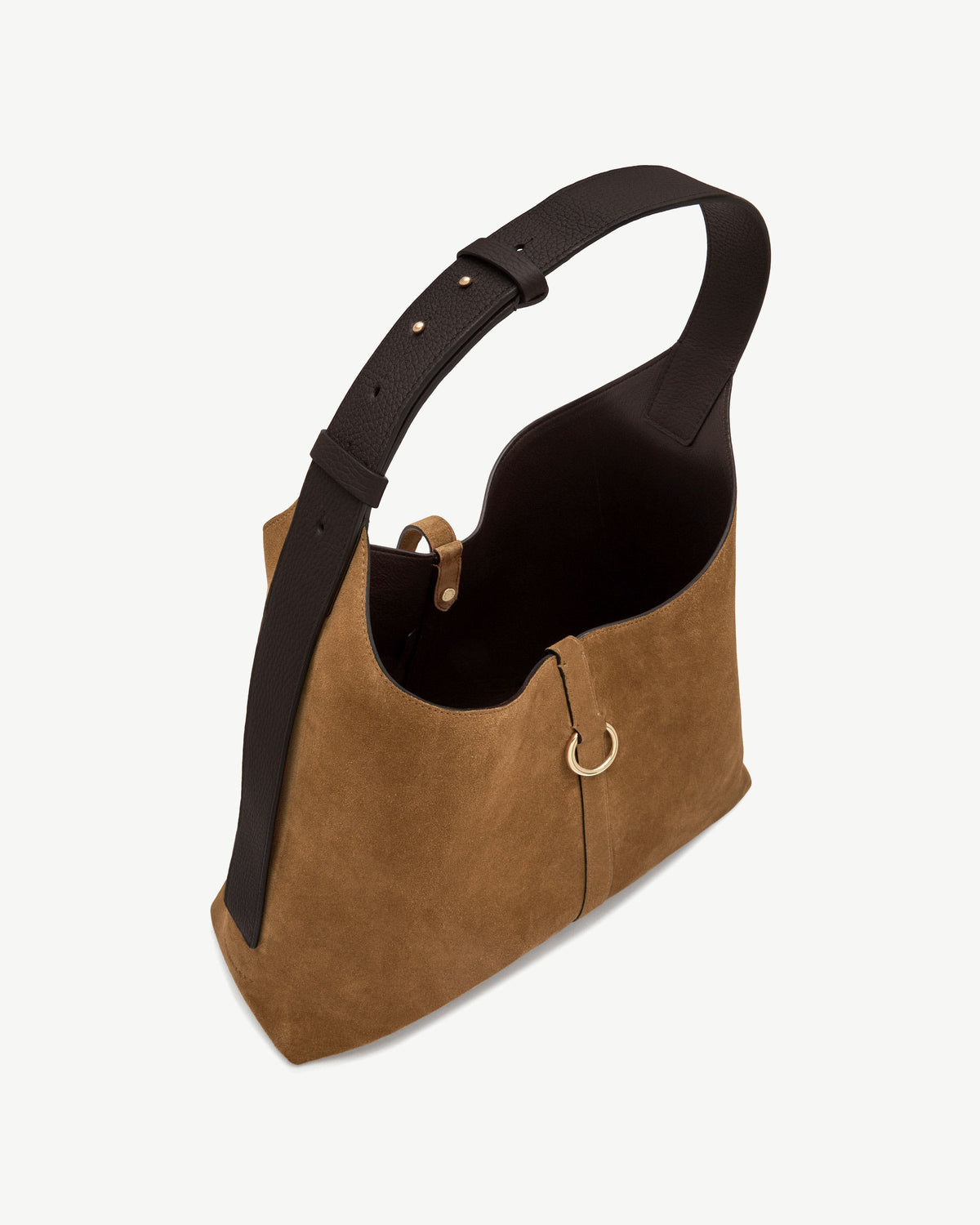 Kite Hobo Maxi - Toffee Suede/Espresso - View 5