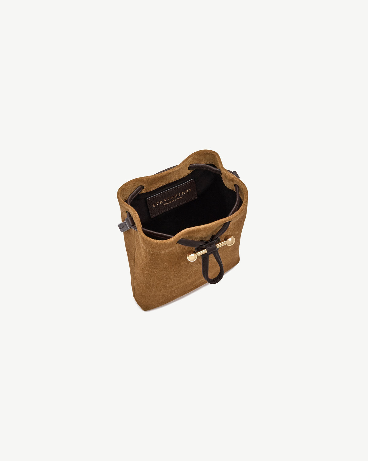 Osette Midi Pouch - Toffee Suede/Espresso - View 5