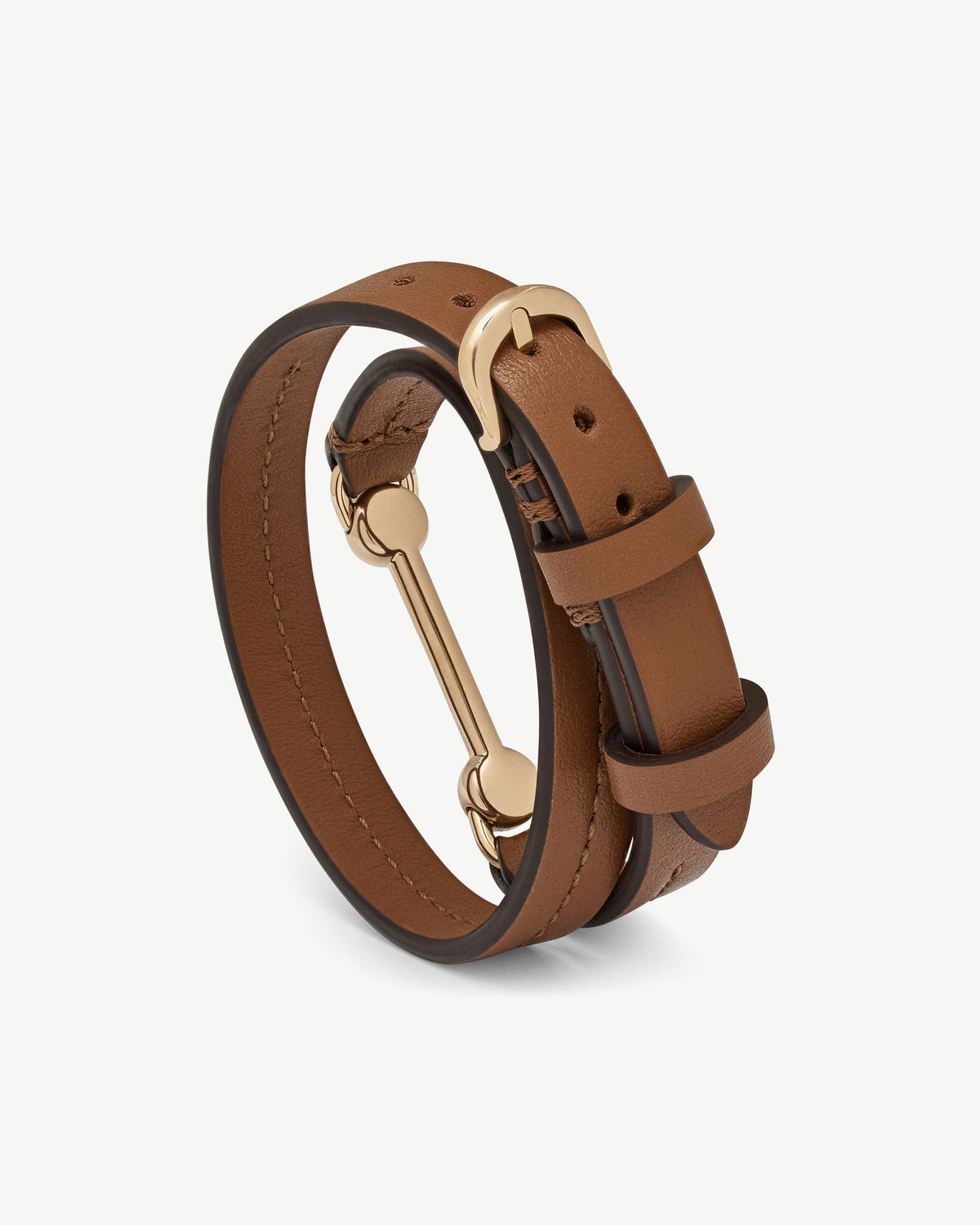 Corda Double Wrap Bracelet - Hazelnut - View 3